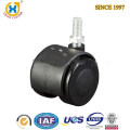 High quality Twin Wheel Threaded Stem office black chair caster